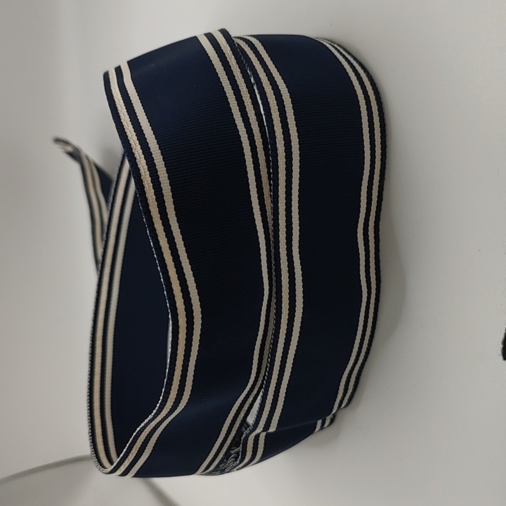 Peter Beaton Blue and White Striped Belt Beach Ribbon Vibe - Picture 5 of 11